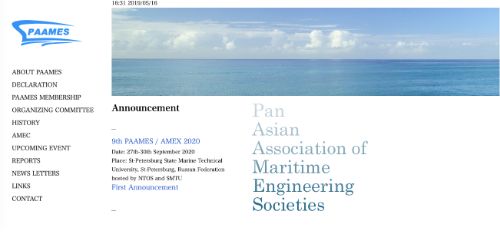  Pan Asian Association of Maritime Engineering Societies